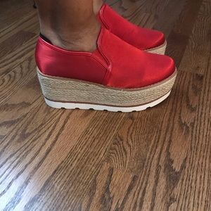 Red Platform 3 inches Size 6.5